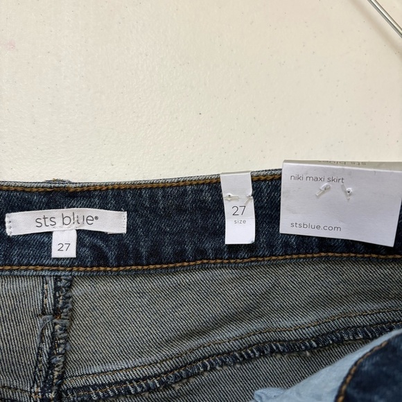 Sts Blue Womens Nimo Maxi Denim Pencil Skirt size 27 - Picture 8 of 12